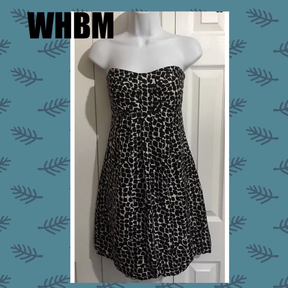 WHBM Silk Cocktail Dress Size 2 XS